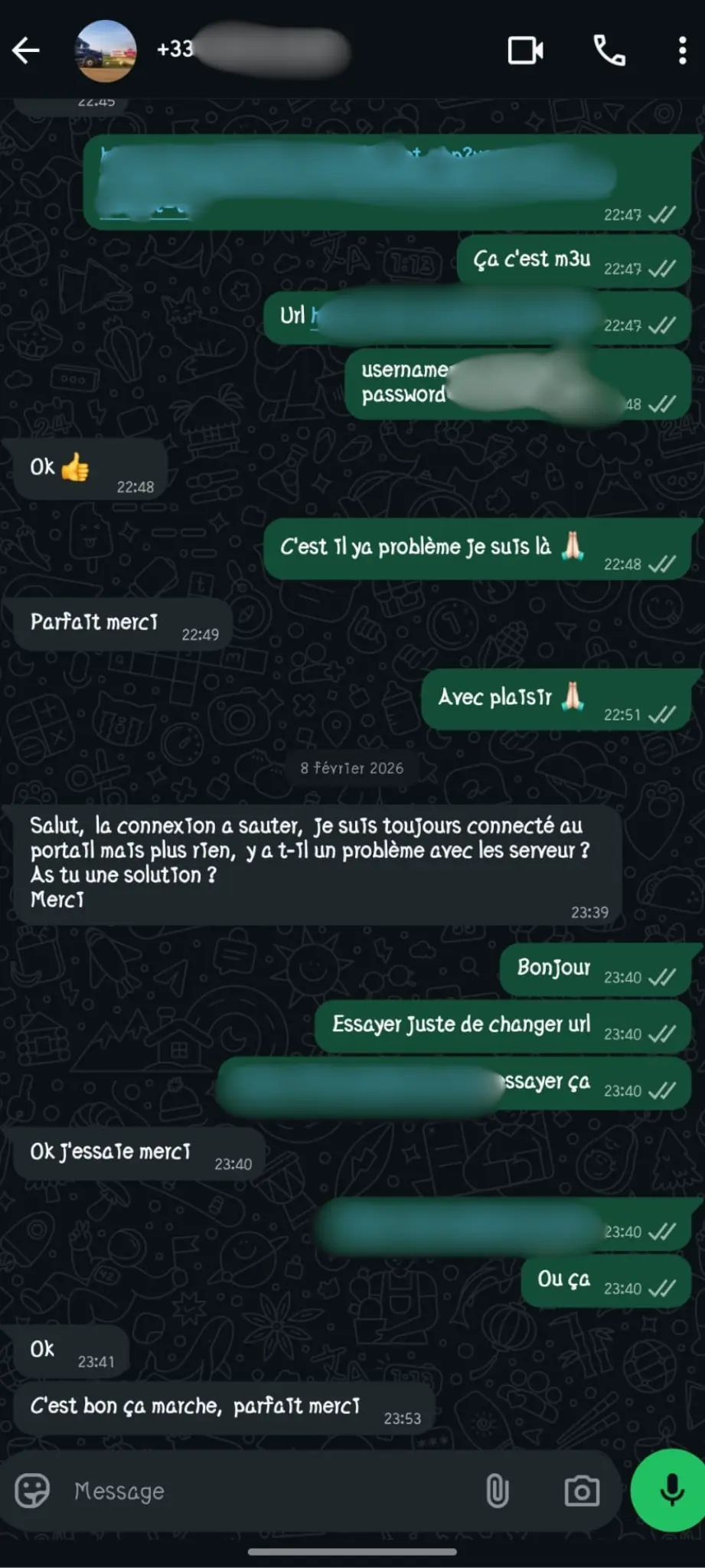 preuve client iptv quebec abonnement activé sans problème