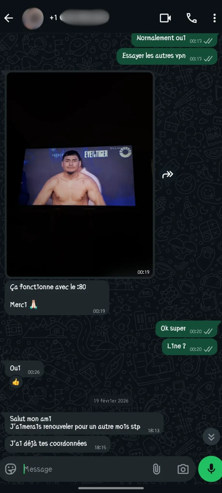 preuve paiement client iptv quebec abonnement activé rapidement