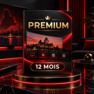 Abonnement IPTV Quebec Premium 12 mois